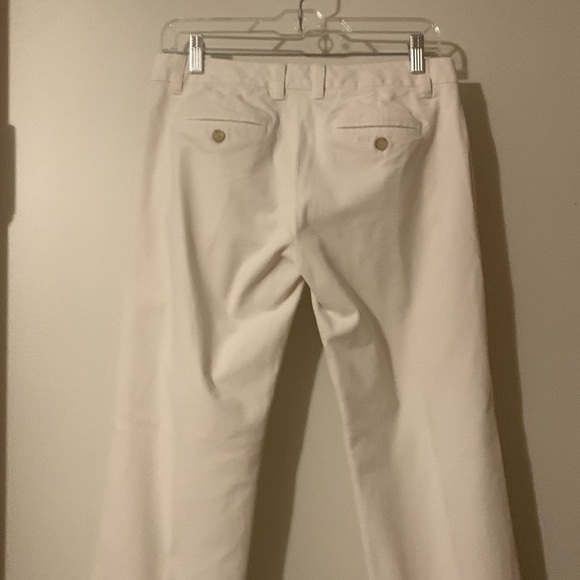GAP Size 4 Ankle w stretch mini cords in off white. Low-rise and straight leg. - Picture 2 of 4
